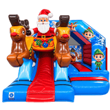 Combinato Scivolo Frontale Natalizio 3D 5x4m