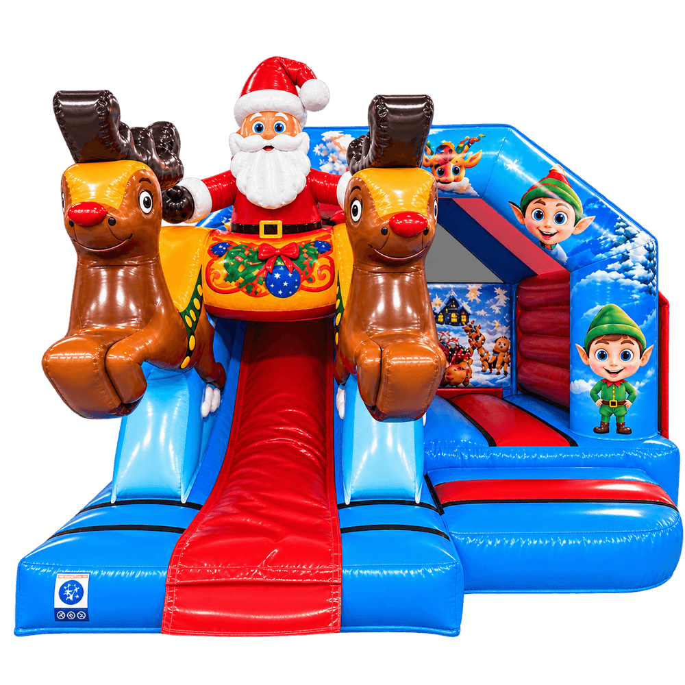 Combinato Scivolo Frontale Natalizio 3D 5x4m