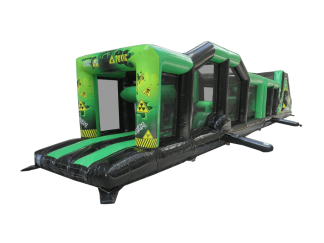 18m 2 Part Green Toxic Obstacle Course