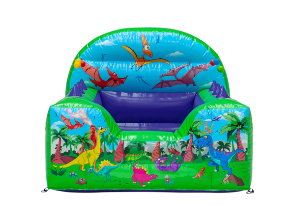 Dino High Back Inflatable Ball Pool Dino High Back Inflatable Ball Pool