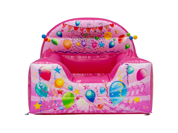 Pink Party High Back Inflatable Ball Pool Pink Party High Back Inflatable Ball Pool
