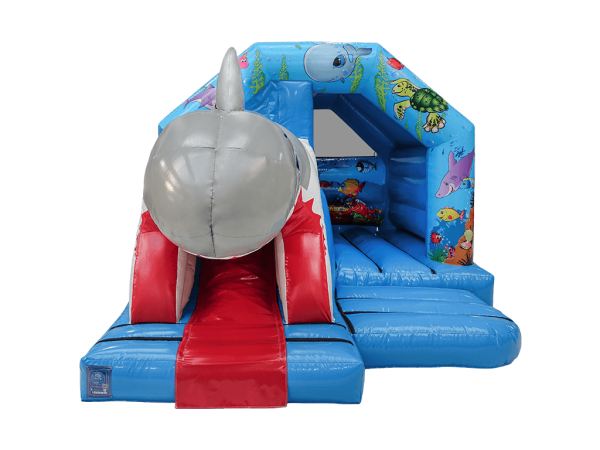AQ7896 - 15x12ft 3D Shark Front Slide Combi AQ7896 - 15x12ft 3D Shark Front Slide Combi