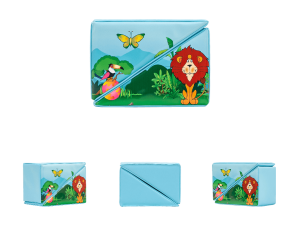 Small Triangle Wedge - Baby Jungle