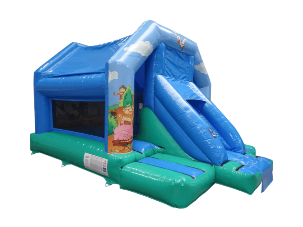AQ7638FA- 18X13ft Farm Front Slide Bouncer-3 AQ7638FA- 18X13ft Farm Front Slide Bouncer-3