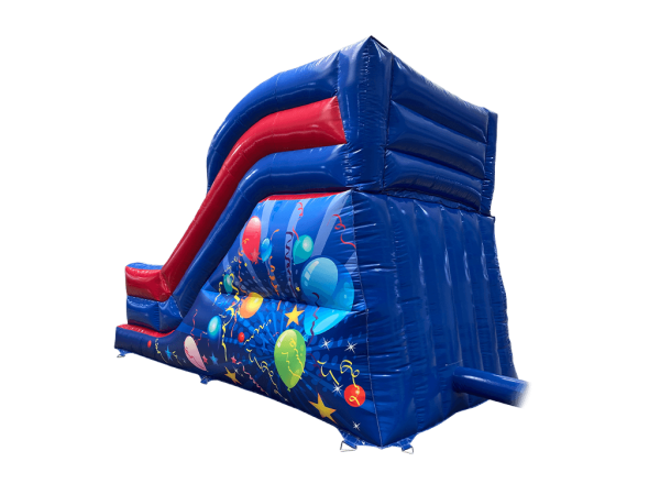 AO0008PABLRE - 8ft Platform Party Blue and Red Slide -3 AO0008PABLRE - 8ft Platform Party Blue and Red Slide -3