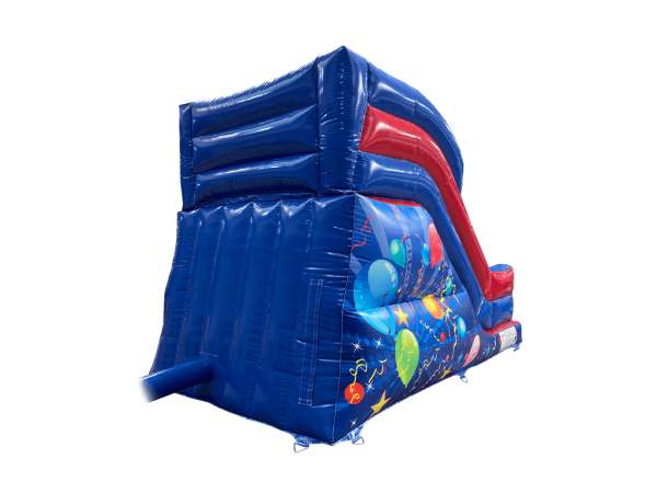 AO0008PABLRE - 8ft Platform Party Blue and Red Slide -5 AO0008PABLRE - 8ft Platform Party Blue and Red Slide -5
