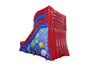 AQ5705PABLRE - 10ft Blue and Red Party Platform High Wall Slide-3