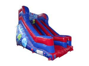 AQ5705PABLRE - 10ft Blue and Red Party Platform High Wall Slide-6