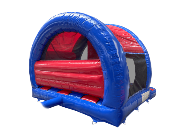 AQ8612PABLRE - 16x 14ft Party Blue and Red Curved Front Slide Bouncer-5 AQ8612PABLRE - 16x 14ft Party Blue and Red Curved Front Slide Bouncer-5