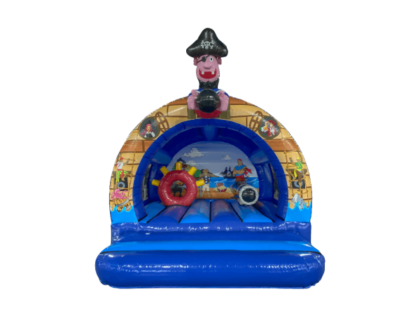 AQ9017 - 12 x 12Ft 3D Pirate Curved Bouncer